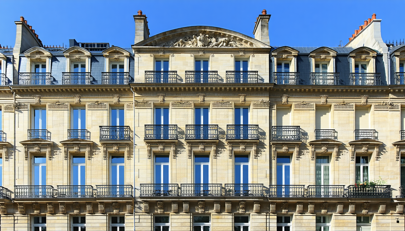 découvrez l'élégance intemporelle des immeubles haussmanniens, véritable symbole de l'architecture parisienne. plongez dans l'histoire et le style unique de ces bâtiments emblématiques qui fascinent par leur beauté et leur raffinement.